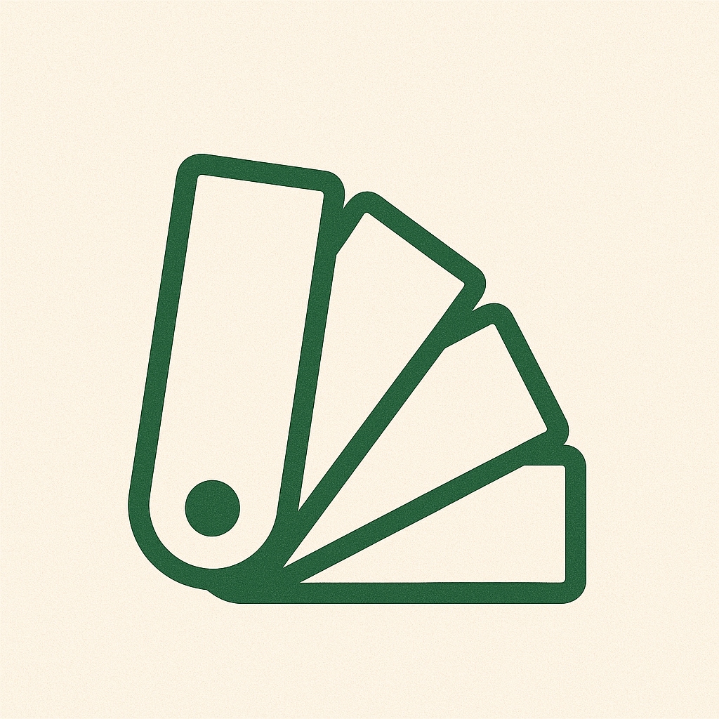 Paint fan deck icon