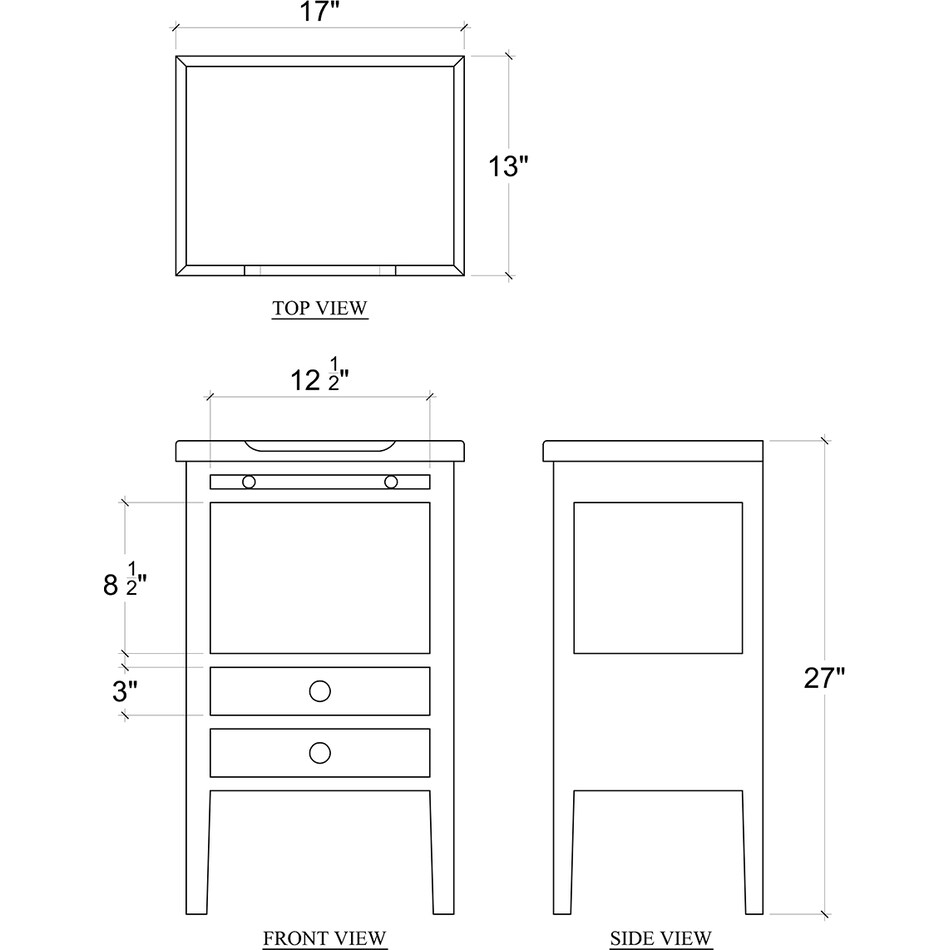  dimension schematic   