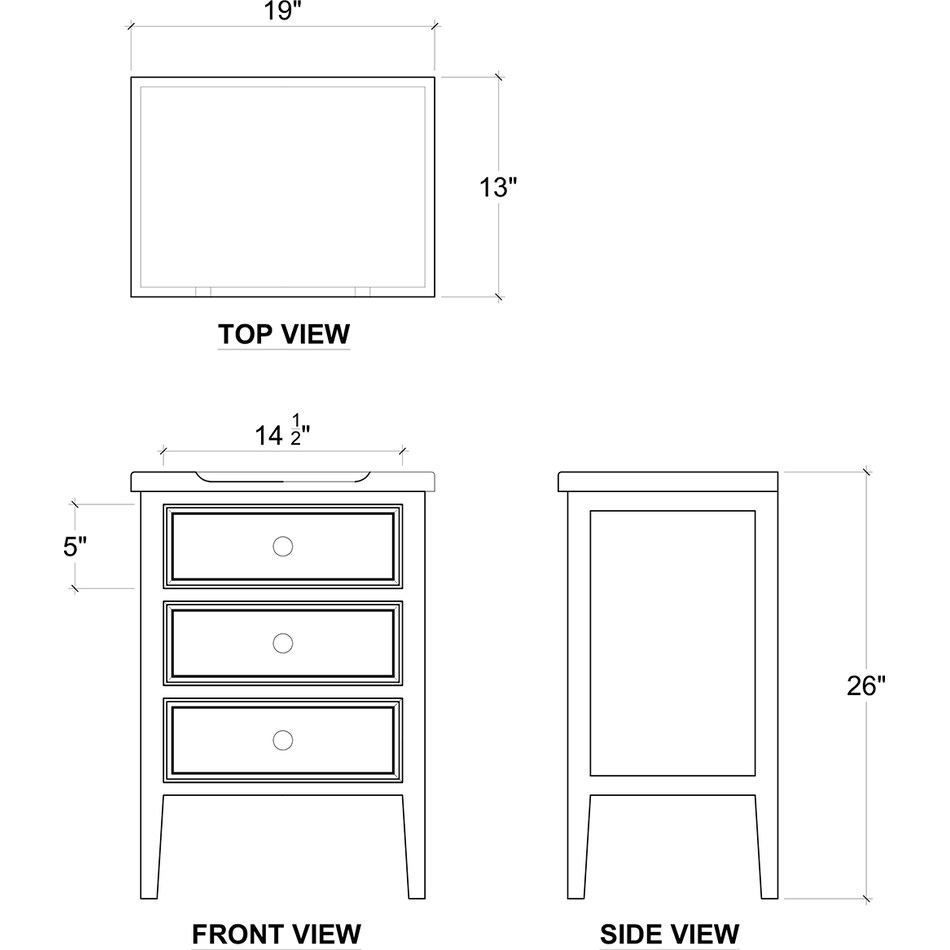  dimension schematic   