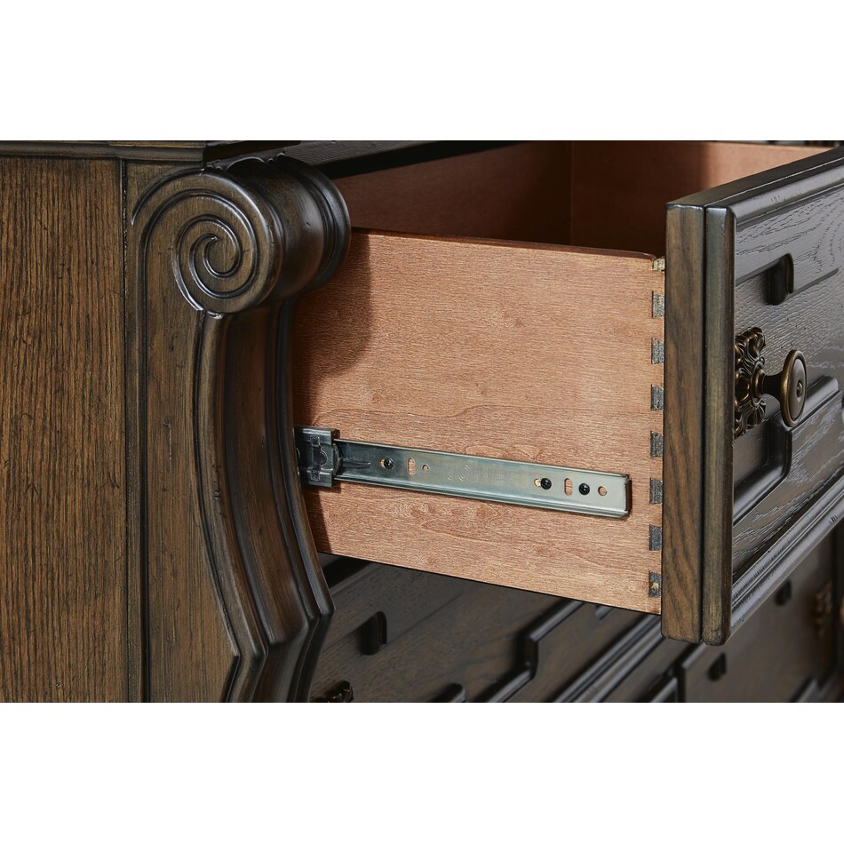  dk brn oak veneer   