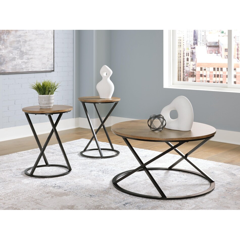  metal wood brn black   