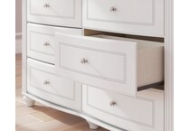 a white   