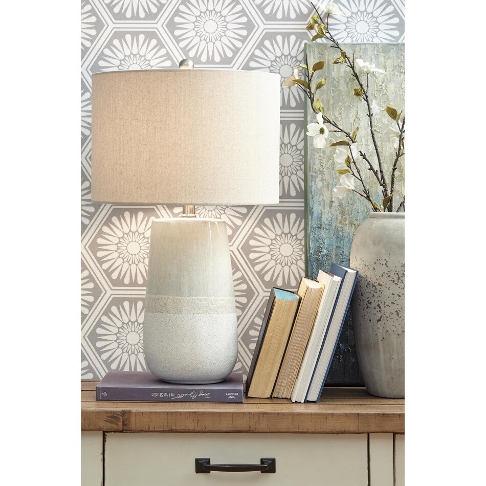 a glazed ceramic white   