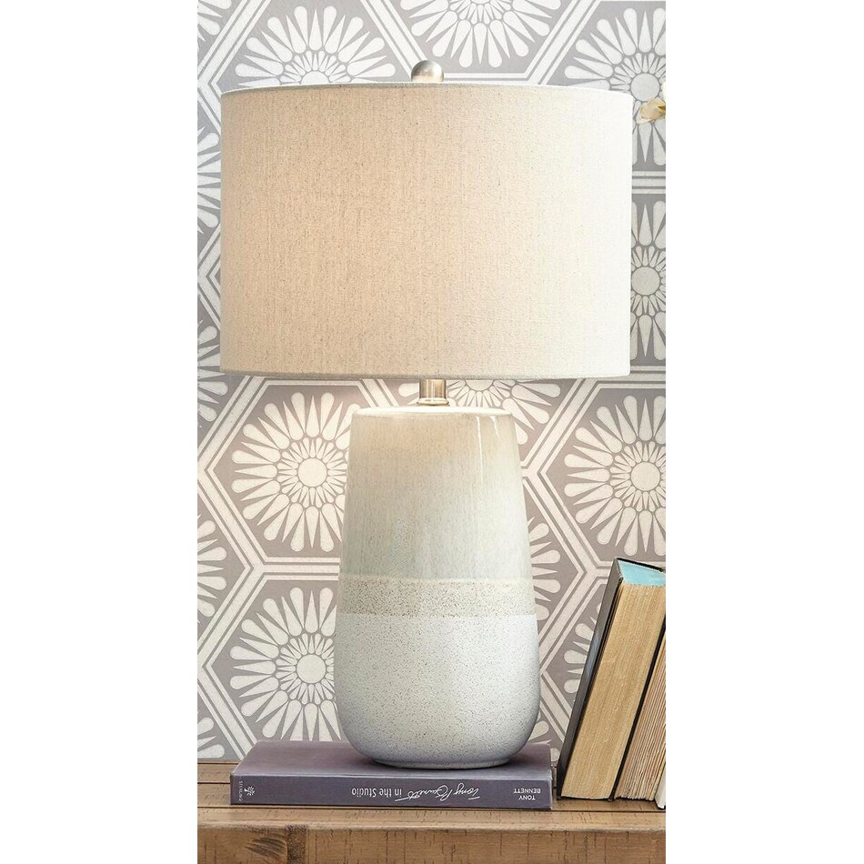 a glazed ceramic white   