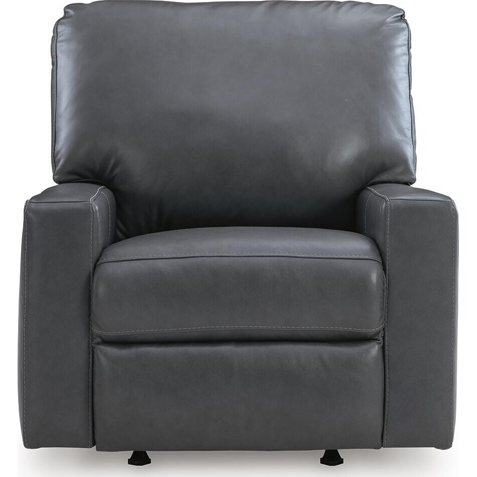 admiral leather recliner   