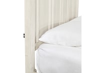 aged ivory bedroom   