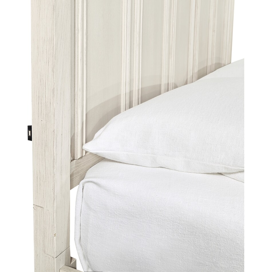 aged ivory bedroom   