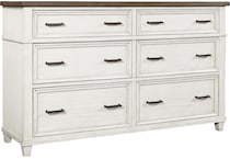 aged ivory bedroom   