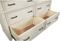 aged ivory bedroom   