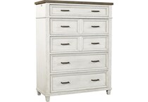 aged ivory bedroom   