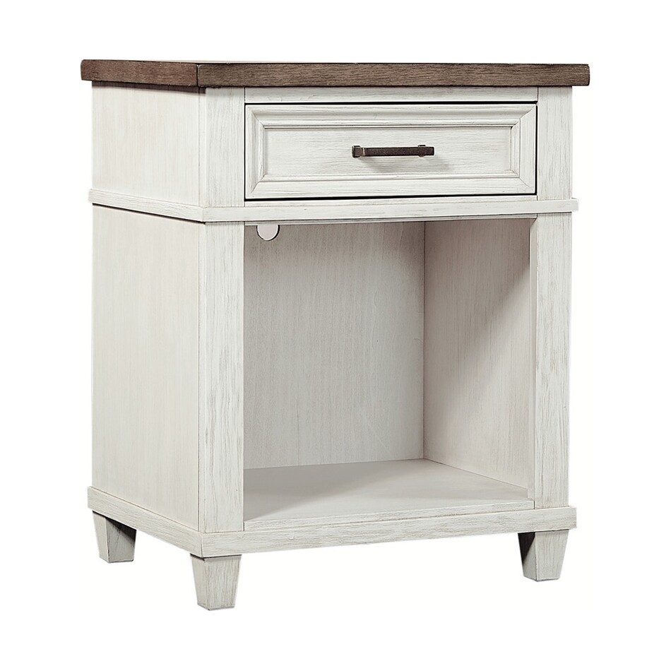 aged ivory bedroom   