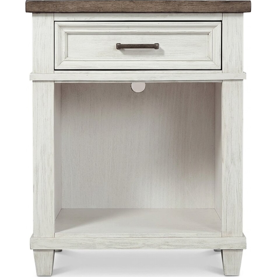 aged ivory bedroom   