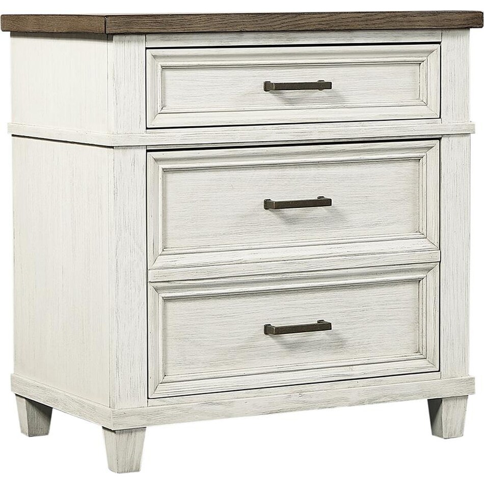 aged ivory bedroom   