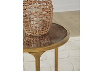 antique gold occasional tables   