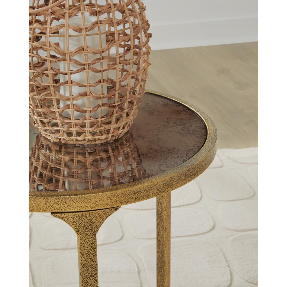 antique gold occasional tables   