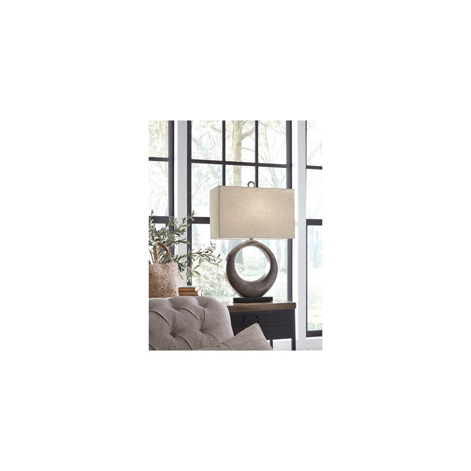 antique silver finish lamps   