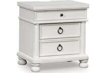 antique white bedroom   