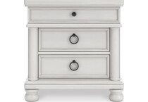 antique white bedroom   