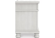 antique white bedroom   
