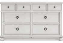 antique white bedroom   