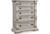antique white bedroom   