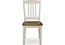 antique white brown dinettes   