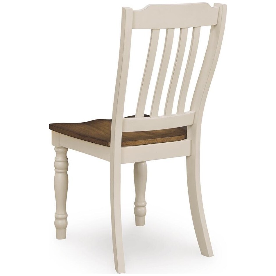 antique white brown dinettes   
