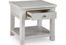antique white occasional tables   