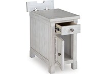 antique white occasional tables   