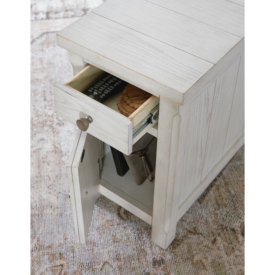 antique white occasional tables   