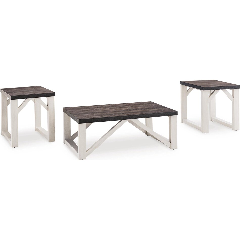 antique white occasional tables   