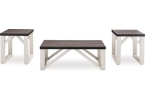 antique white occasional tables   