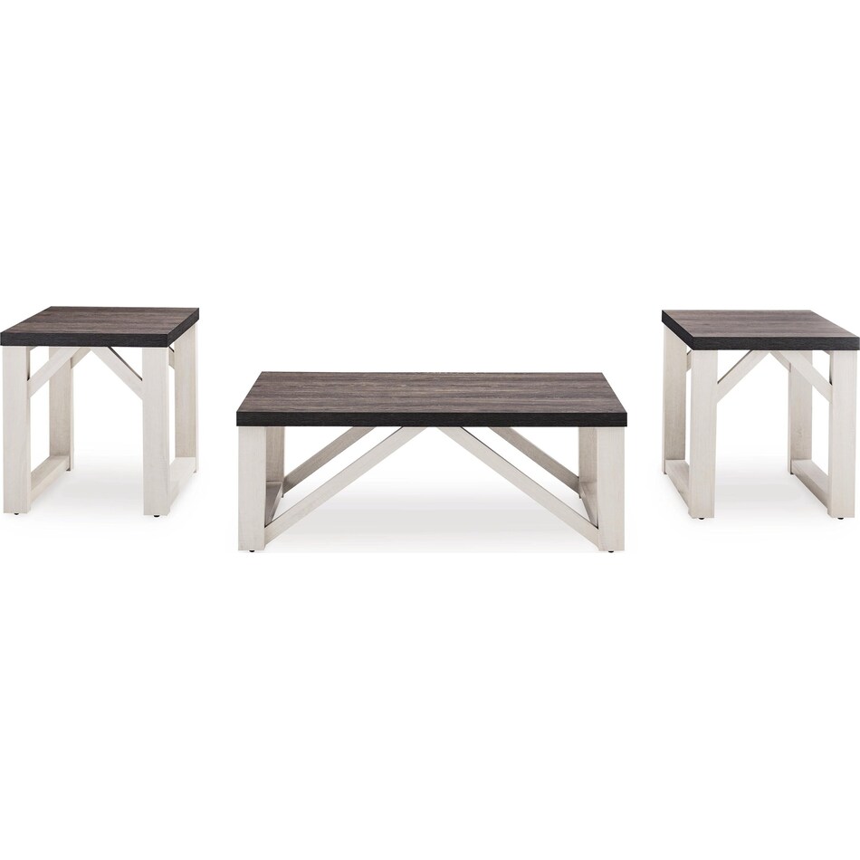 antique white occasional tables   