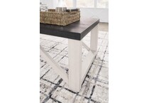 antique white occasional tables   