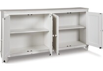 antique white occasional tables   