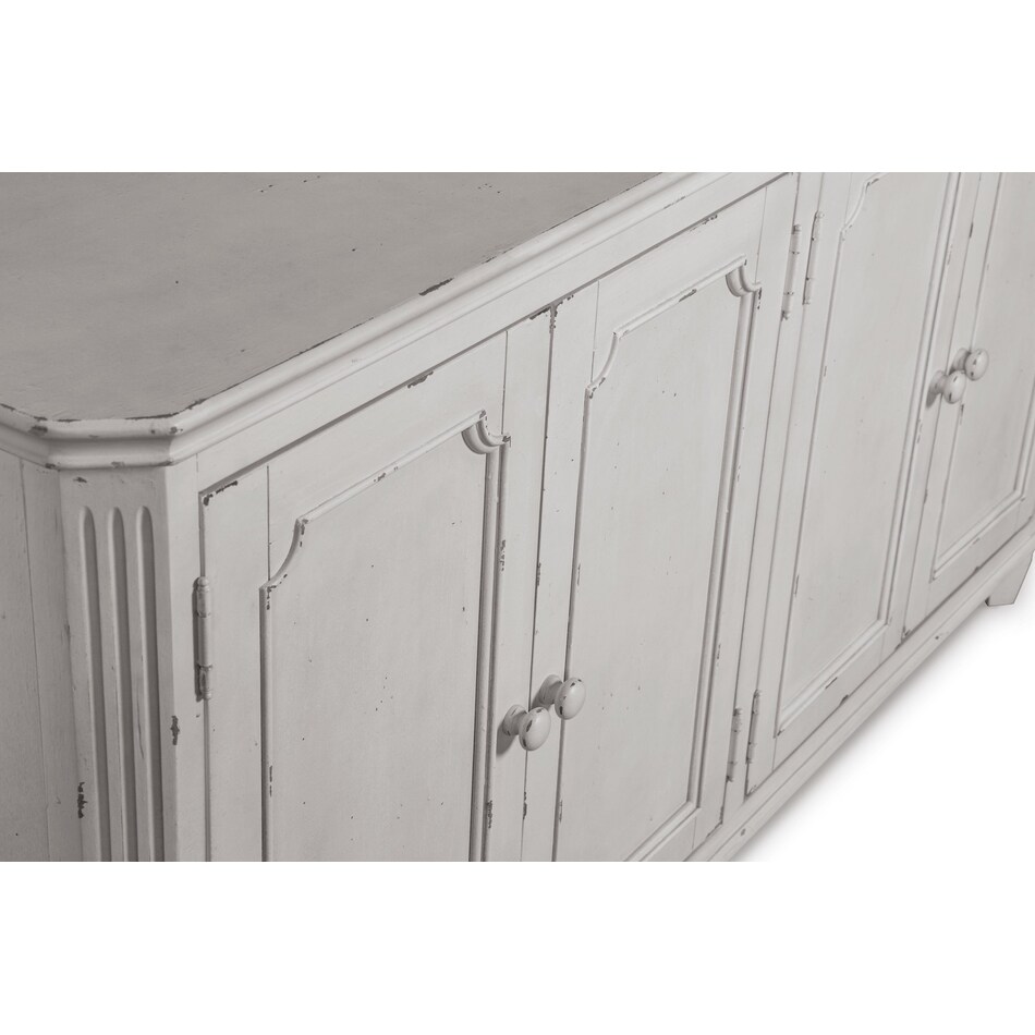 antique white occasional tables   