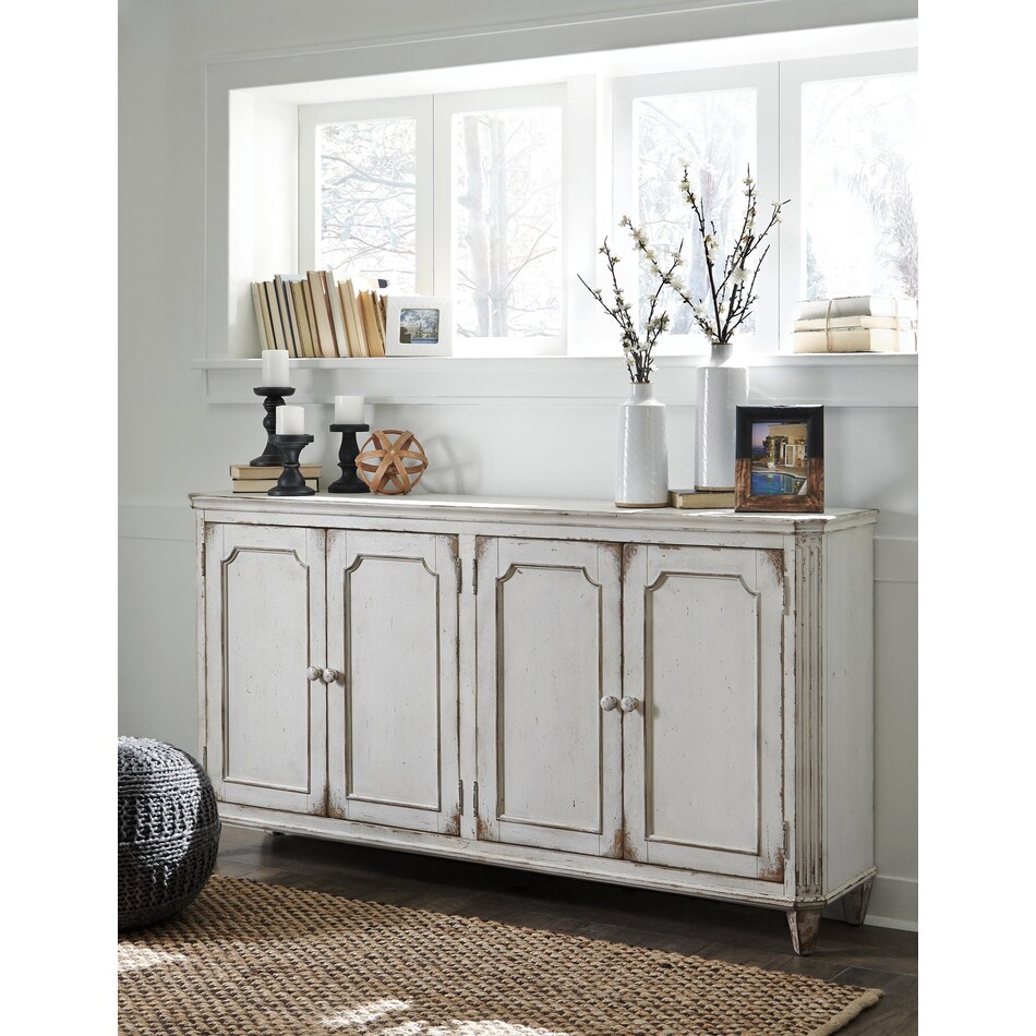 antique white occasional tables   