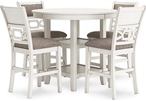 antique white pub tables bars and stools   