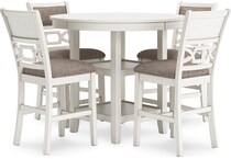 antique white pub tables bars and stools   