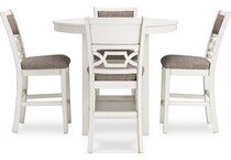 antique white pub tables bars and stools   