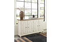 antique white wall units   