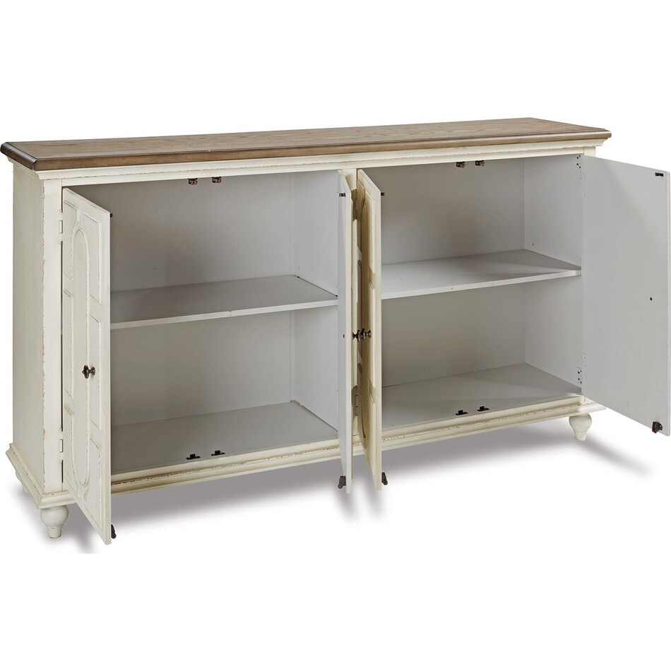 antique white wall units   