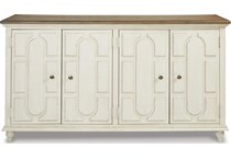 antique white wall units   