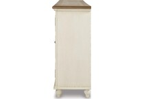antique white wall units   
