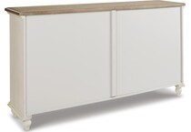 antique white wall units   