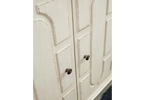 antique white wall units   