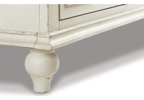 antique white wall units   
