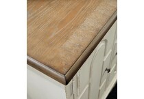 antique white wall units   