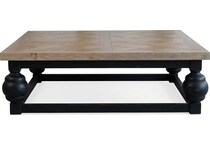 antq black natural occasional tables   
