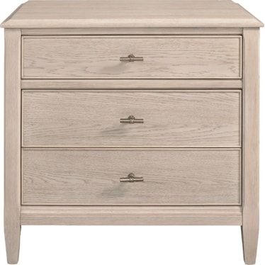 Carmella Three Drawer Nightstand